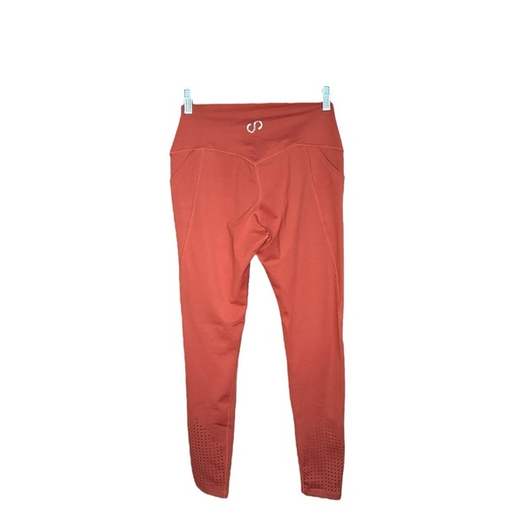 EUC Curves N Combatboots women’s Rust colored leggings size Large - Picture 2 of 4